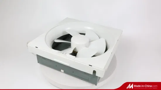 Strong Wind Half Plastic High Quality Louvered Ventilation Exhaust Fan with Metal Back